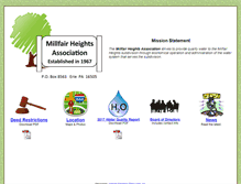 Tablet Screenshot of millfairheights.com